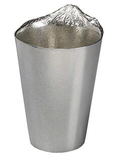 日本 能作 x 银雅堂 联名 纯锡制酒具烧酒杯啤酒杯锡杯