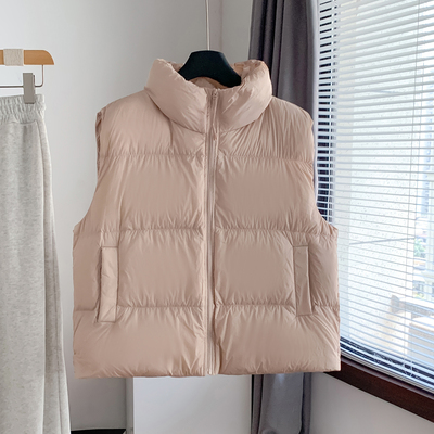 男女同款90白鸭绒背心