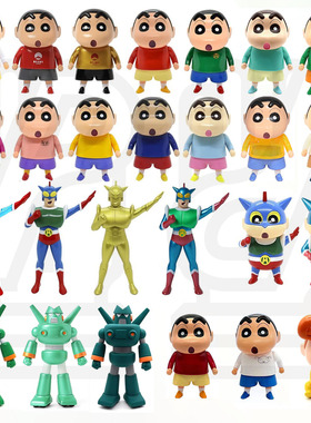 BEAMS JAPAN X SOFVIPS 日本制蜡笔小新野原新之助模型手办摆件