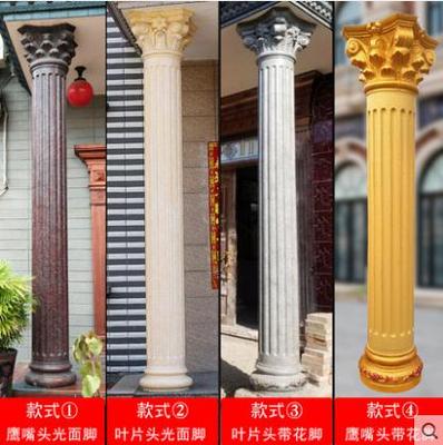 建筑模板欧式圆柱罗马柱模具塑钢加厚圆形水泥柱阳台栏杆模具