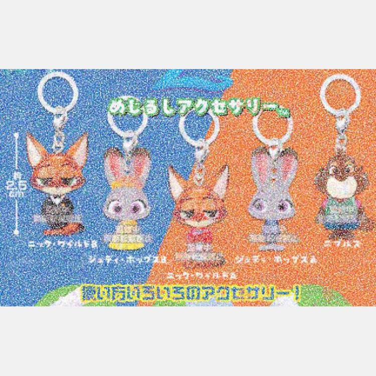 万代疯狂动物城朱迪尼克手办扭蛋