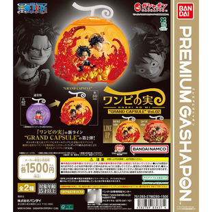 万代 日本正版 海贼王 艾斯 路飞 顶上战争 大恶魔果实 手办 扭蛋