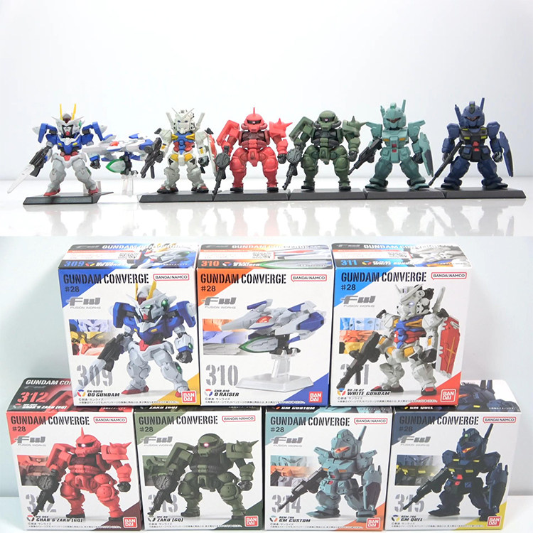 现货 万代 日本正版FW28 机动战士高达 00R 元祖 红扎古 手办盒蛋