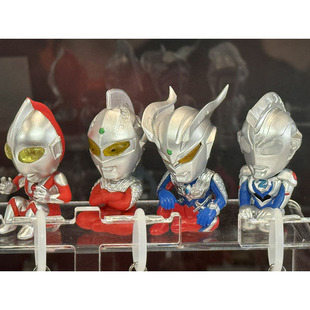 万代 日本 正版 奥特曼 初代 赛文 赛罗 泽塔 呆等造型 手办 扭蛋