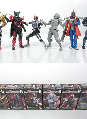 现货万代日本正版 假面骑士Build 黑洞 Kiva 电王 掌动O8手办盒蛋