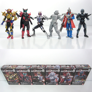 电王 现货万代日本正版 Kiva 黑洞 掌动O8手办盒蛋 假面骑士Build