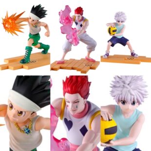 眼镜厂日本正版 全职猎人 小杰 奇犽 西索 贪婪岛排球赛 景品手办