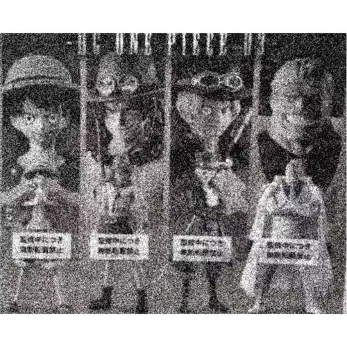 万代海贼王路飞艾斯手办扭蛋
