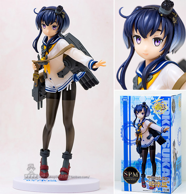 现货日本正版 SEGA 舰娘 舰队collection 驱逐舰 时津风 景品手办