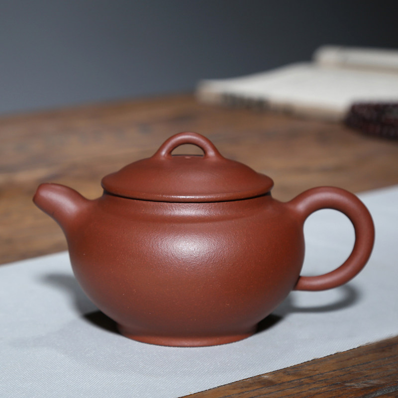 宜兴紫砂壶名家纯手工壶孤品泡茶壶吴竹霞原矿底槽青260CC沁香壶