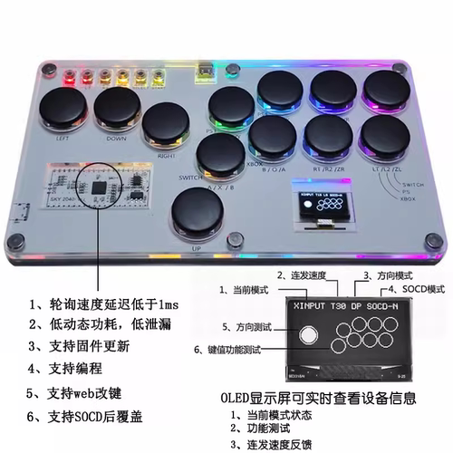 博天源hitbox树莓派SOCD