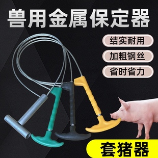 金属套猪器钢丝绑定绳猪场养殖保定器捕小猪抓大猪加厚猪嘴固定套