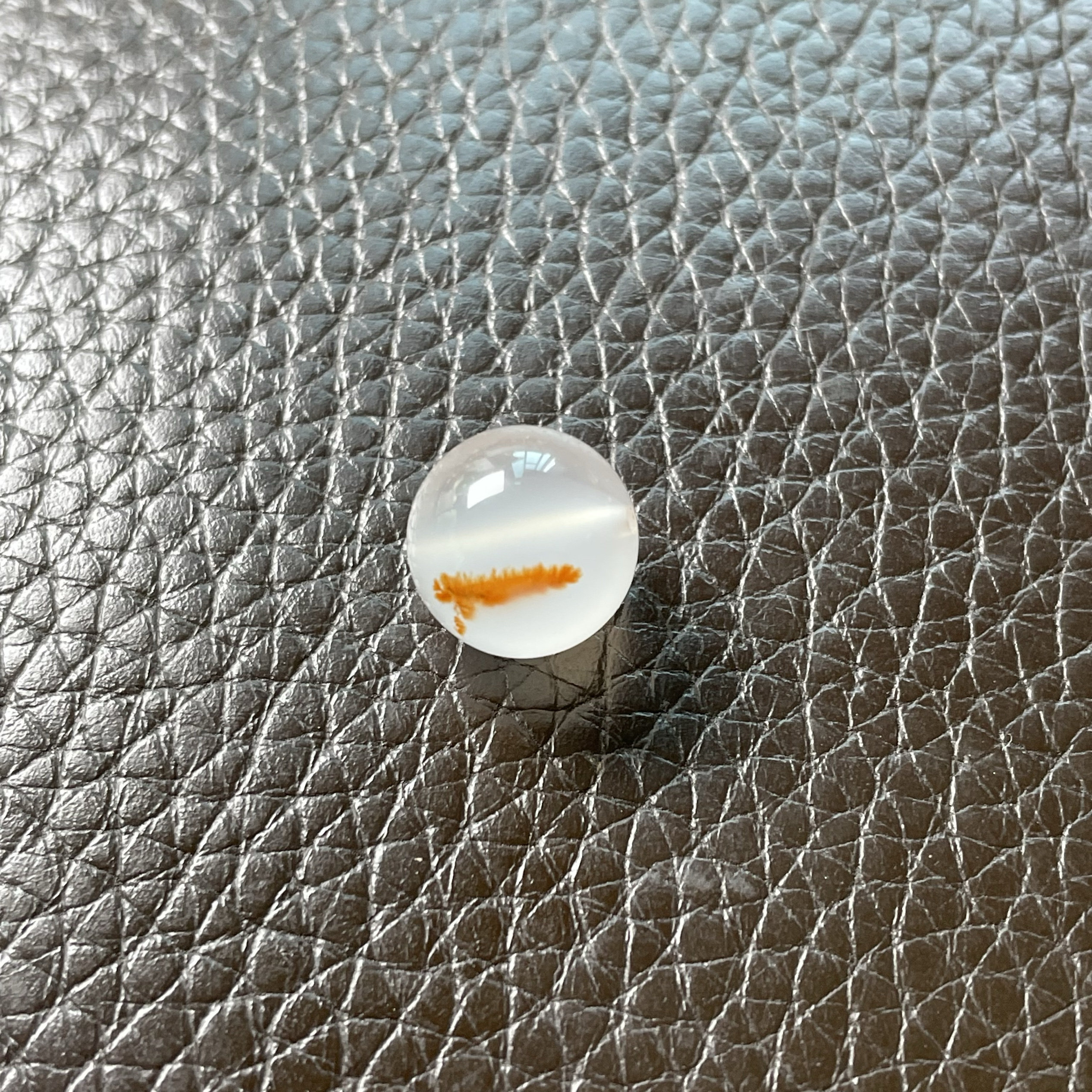 南红草花珠子配多宝手串草花单珠12mm