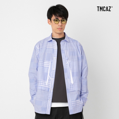山系TMCAZ一字领长袖露营风衬衫