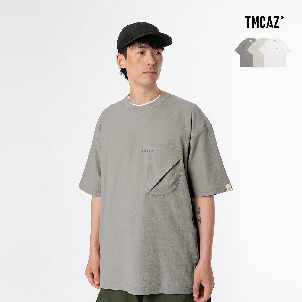 TMCAZ短袖城市通勤男女口袋T恤