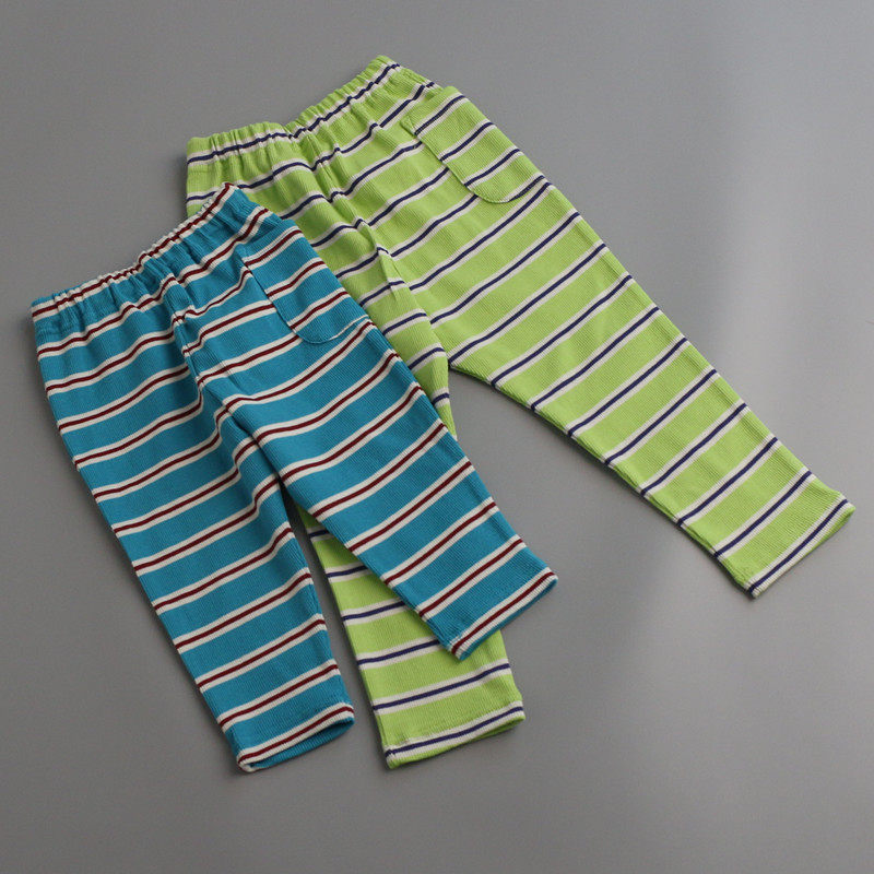 96棉+5氨纶儿童条纹打底裤2026新春季男宝女宝两面可穿大弹力长裤,童装/婴儿装/亲子装,裤子,淘宝优惠券,粉丝福利购,淘宝优惠卷