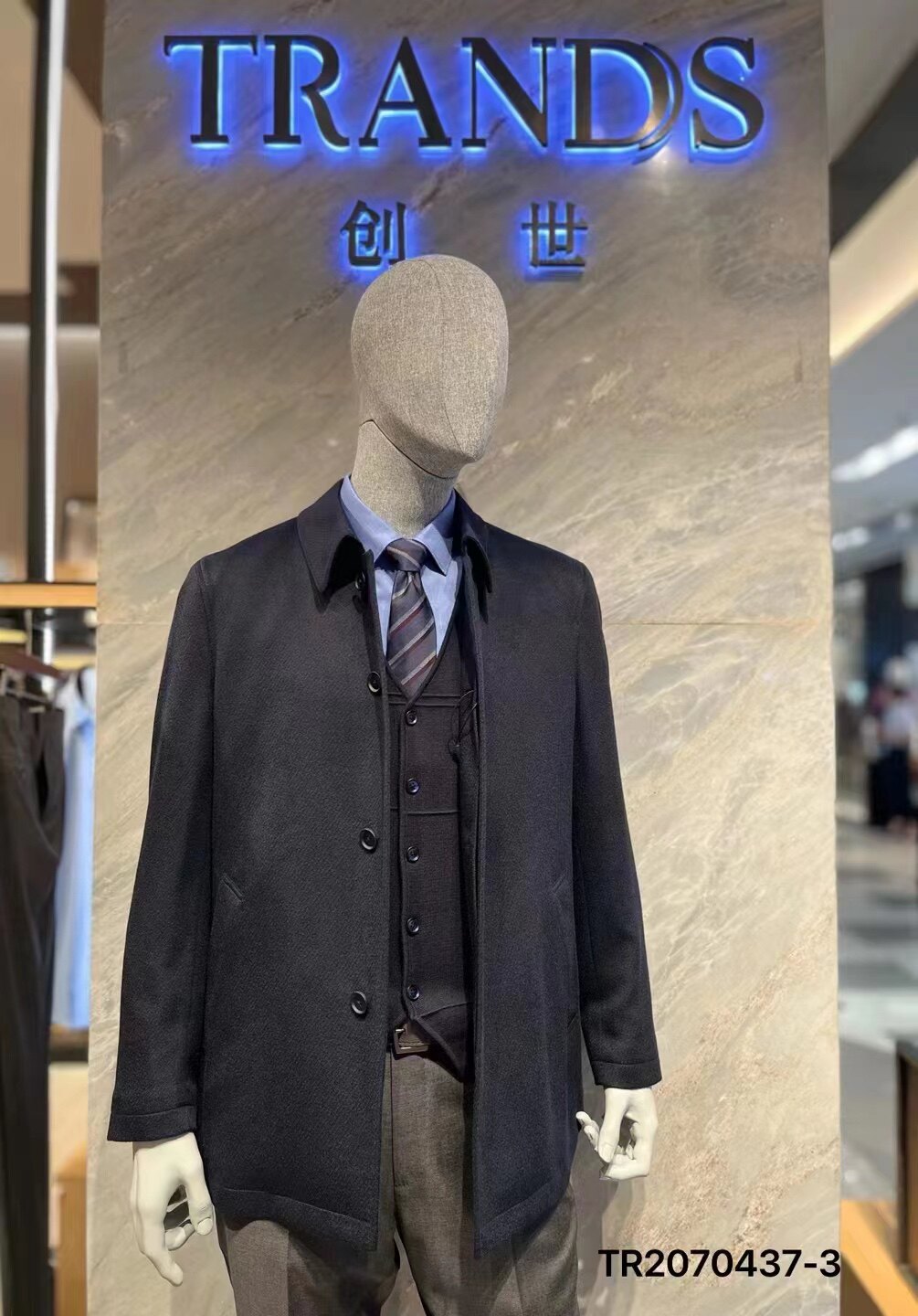 TRANDS哥伦布纯山羊绒大衣，吊牌价15800特价3980图片
