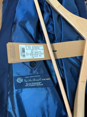 TRANDS行政夹克，LORO PIANA面料带面料标，吊牌价6800特价1780