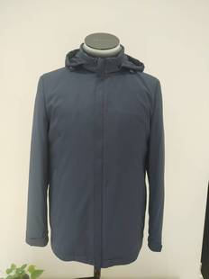 TRANDS轻商务可卸帽派克羽绒服可拆卸内胆