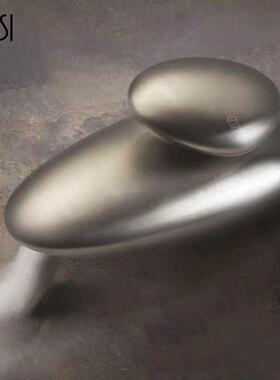 意大利水龙头EQUILIBRIO鹅卵石拉丝镍平衡艺术感铜面盆龙头
