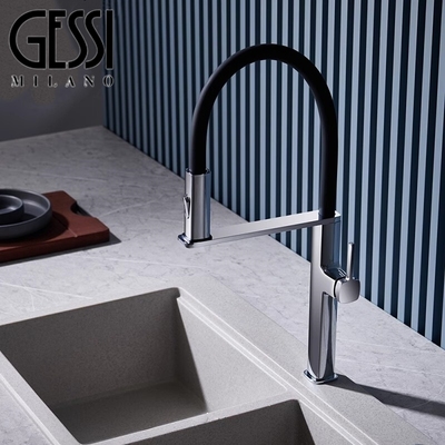 意大利gessi全铜捷仕厨房龙头万向旋转抽拉洗菜盆水槽冷热水龙头