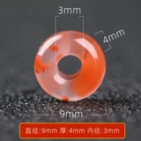 Агатовое кольцо, защитный амулет, пряжка, четки бодхи, четки из круглых бусин, аксессуар