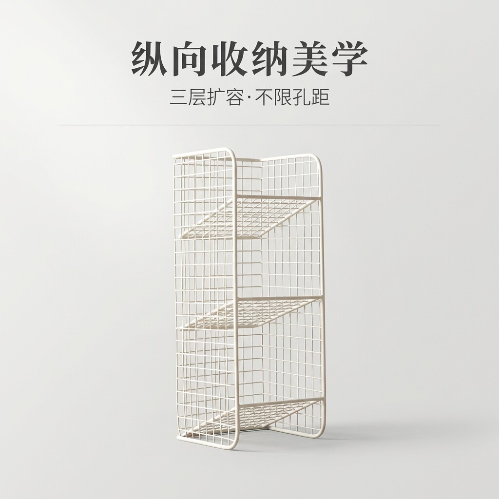 圆孔金属洞洞板配件置物架挂钩
