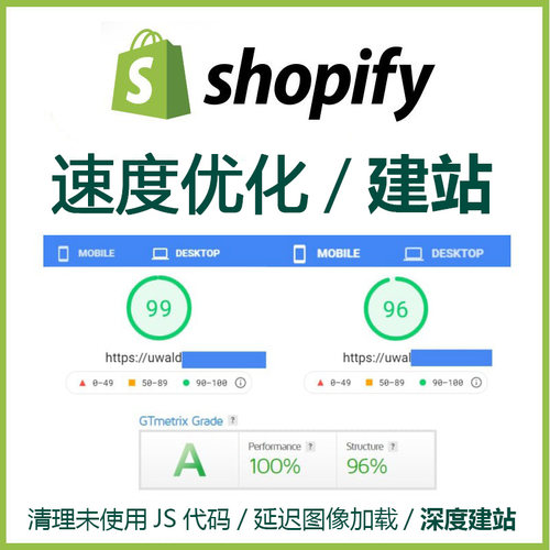 shopify速度优化建站在线商店打开速度优化PageSpeed Insights