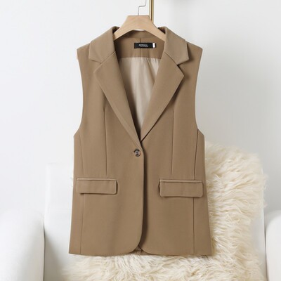 减龄2025春秋新款马夹背心洋气