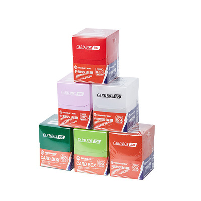 Henwei恒威桌游周边游戏王宝可梦ptcg卡牌pp收纳盒 100+全盖送隔