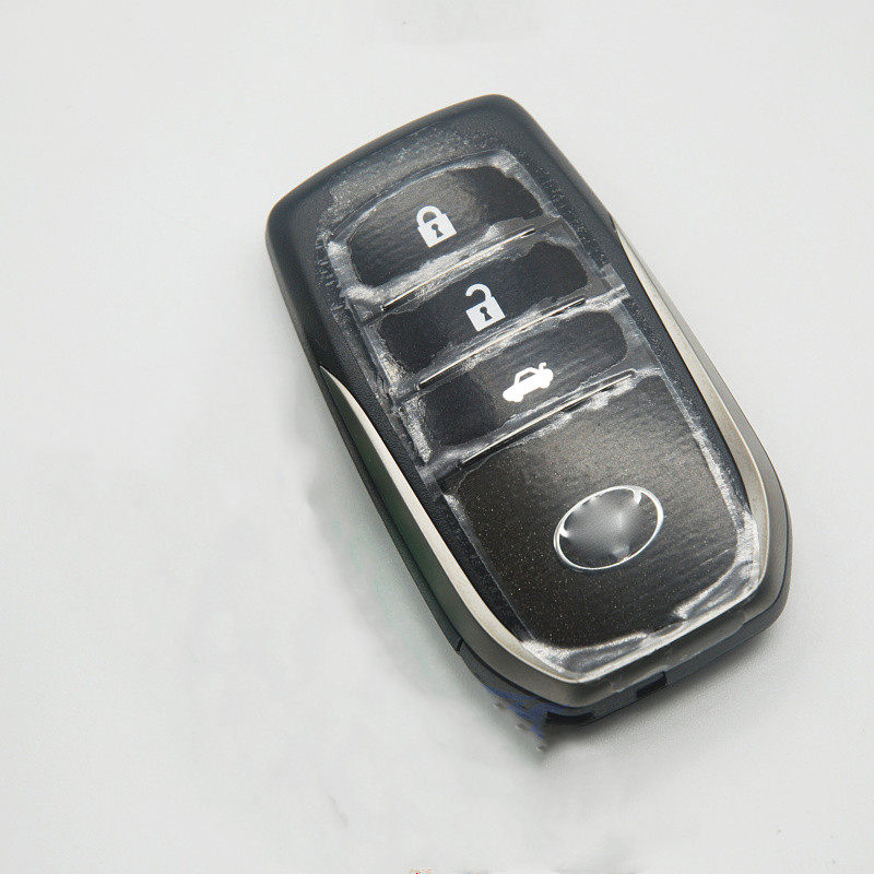 新款丰田智能钥匙壳凯美瑞锐志汉兰达智能钥匙壳RAV4原车替换外壳