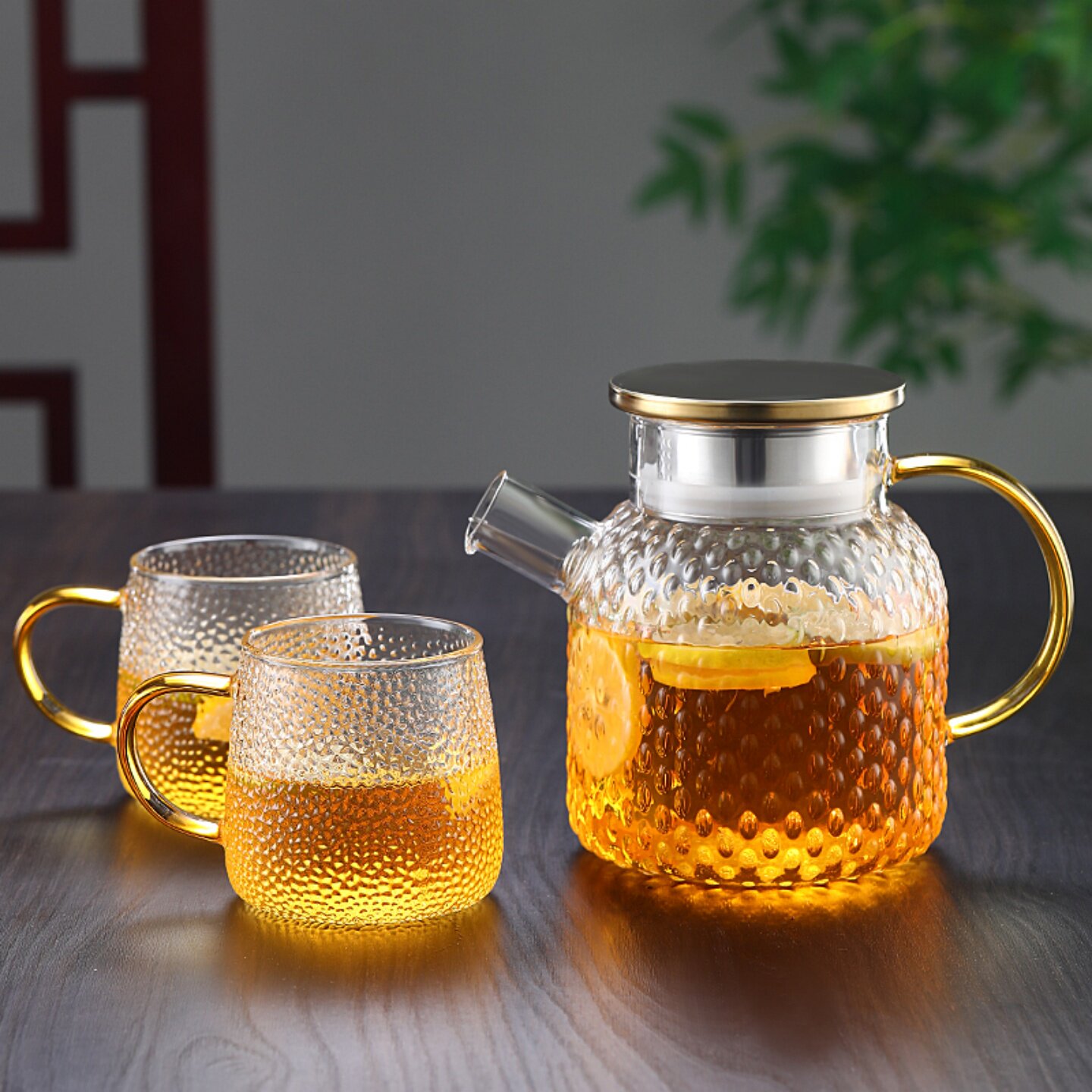 耐热玻璃水壶大容量凉水壶泡茶壶煮茶壶加厚耐高温高硼硅玻璃水具