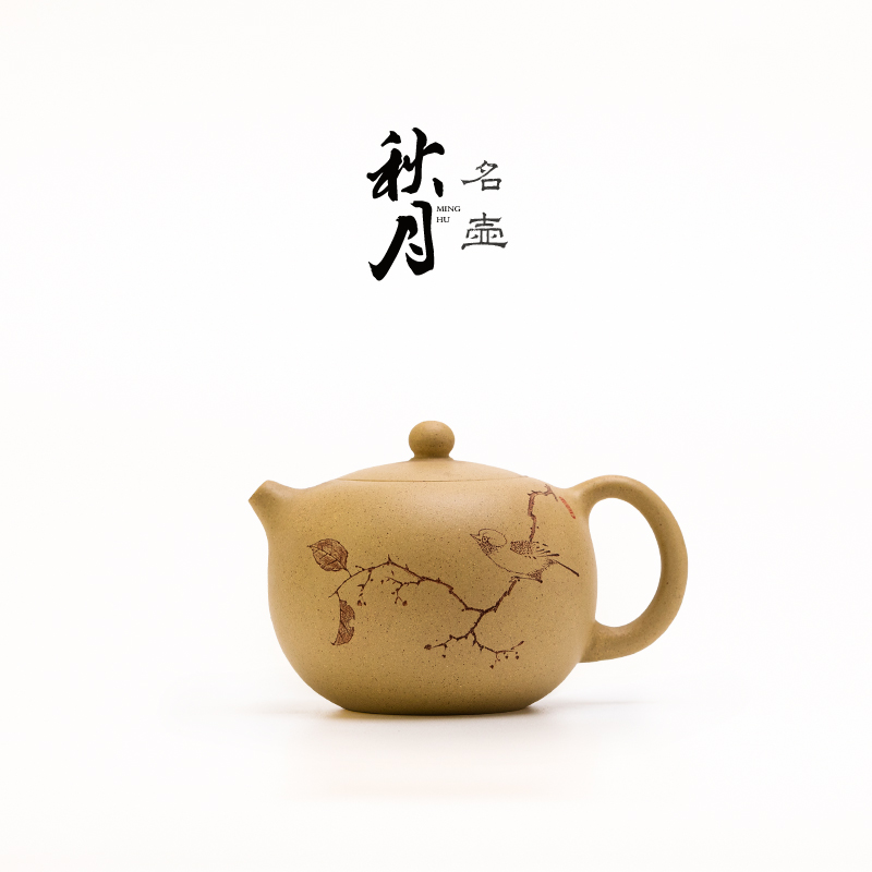 名壶秋月原矿本山绿西施壶