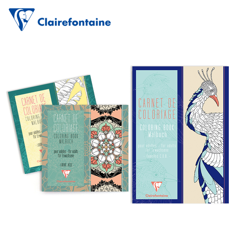 法国 clairefontaine 克莱方丹 填色本 儿童涂鸦 注意力训练 包邮