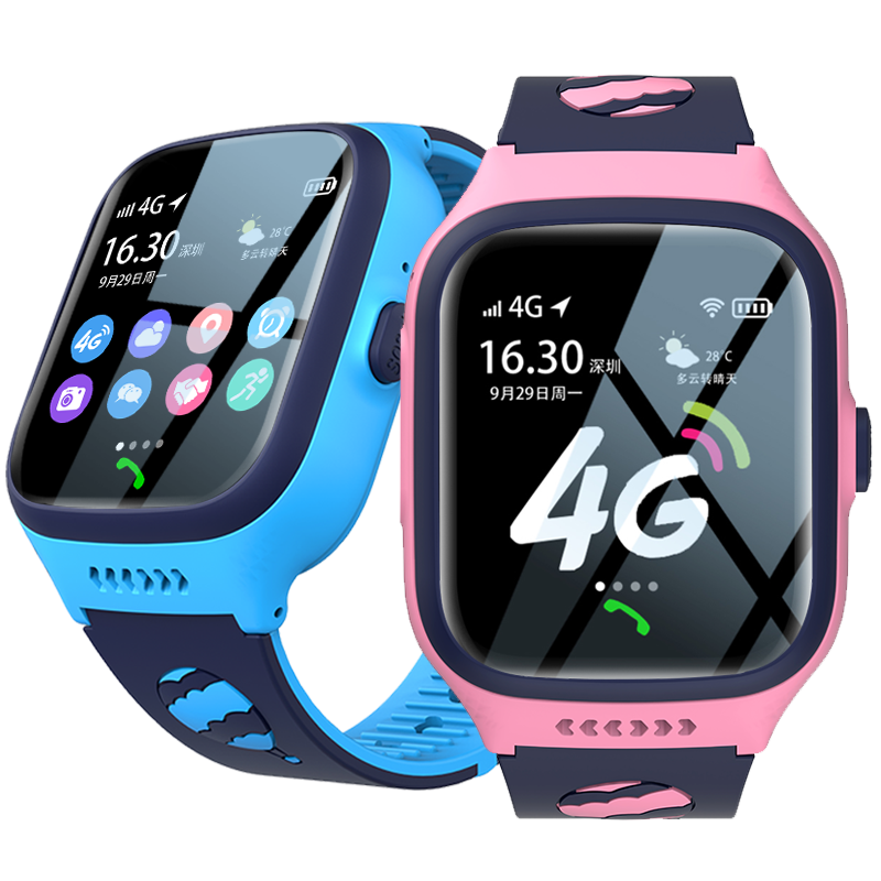 【官网正品】纽曼儿童智能电话手表4G全网通多功能视频插卡GPS定位防水初中小学生男女孩电信版适用手环手机