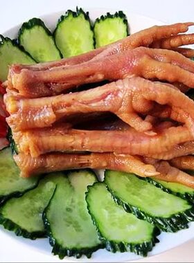 道口烧鸡爪凤爪下酒菜道口烧鸡