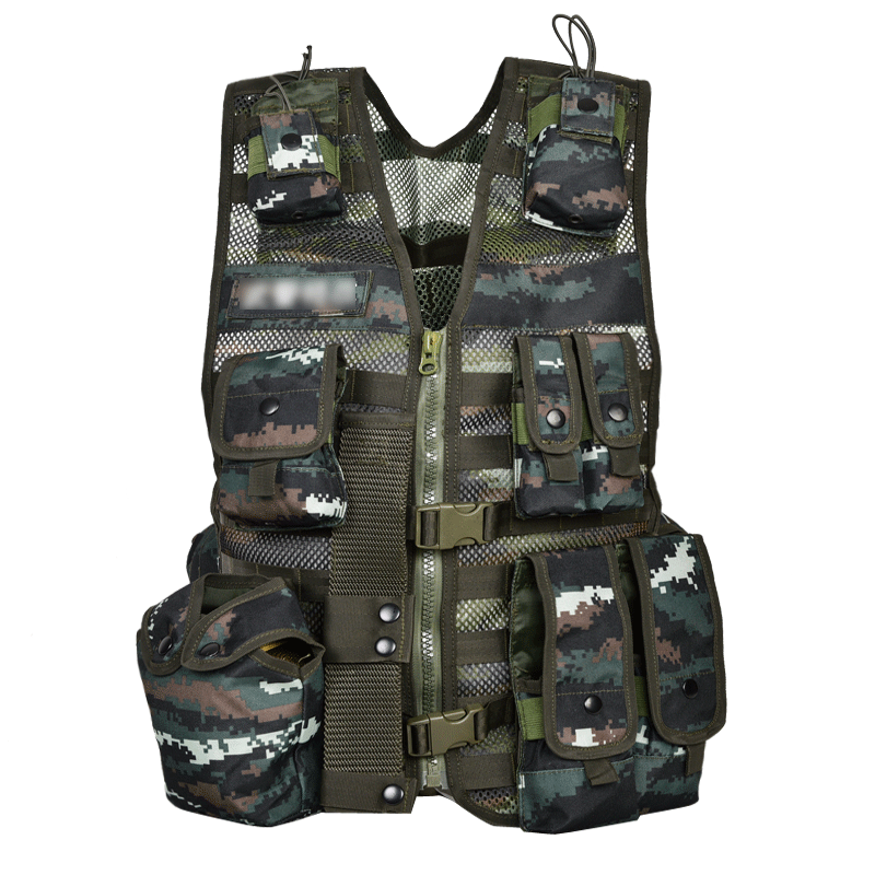户外战术13式虎迷彩背心野营通用携行具多功能轻量透气战斗携行具