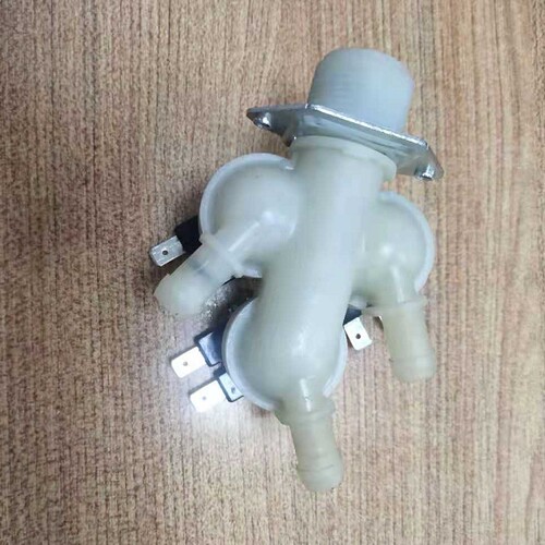 适用美的小天鹅滚筒洗衣机三头进水阀FPE005G进水阀一进三出阀