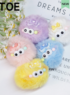 MTOE 蝴蝶结毛球洞洞鞋配饰diy鞋带扣穿搭配件cro朴家鞋花备注