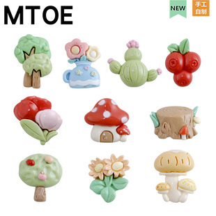 MTOE  小森林款洞洞鞋配饰diy卡通鞋带扣nativ浦西大孔鞋备注5X