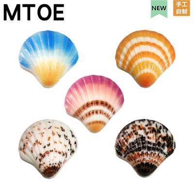 彩色仿贝壳洞洞鞋配饰diy