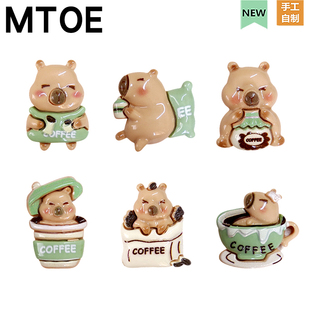 MTOE 咖啡卡皮洞洞鞋配饰diy鞋带扣配件扑家大孔nativ鞋花备注c-3