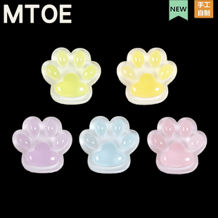 MTOE 大号猫爪洞洞鞋配饰diy卡通百搭扑家大孔nativ小孔鞋备注a-6