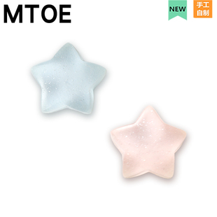 cp蓝粉小星crocs洞洞鞋 带扣b2 配饰diy鞋 花鞋 扣配件鞋 MTOE