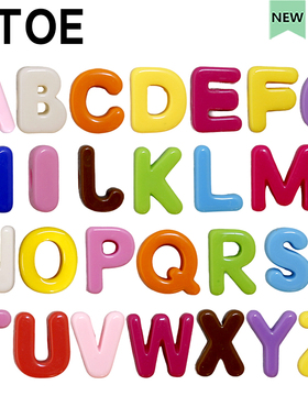 MTOE 厚彩色英文字母洞洞鞋配饰diy扑家大孔nativ备注TJC带孔款
