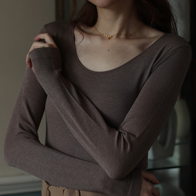 蓄热黑科技风日系无缝保暖内衣