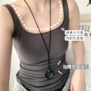 超显瘦桑蚕丝吊带背心一期一会透气轻薄抗皱带罩杯内搭 全员自留