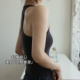 超模直角肩 显瘦遮副乳工字美背吊带背心带胸垫女外穿防走光 修身