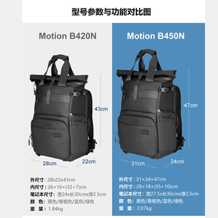 山木多乐凌动双肩摄影包防水防震大容量相机包顶部可拓展