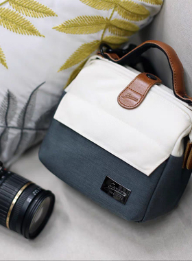 斜挎迷你单肩摄影包数码适合微单索尼A7富士XT5佳能R8尼康Z5相机包女单反包便携小巧防水户外轻便收纳